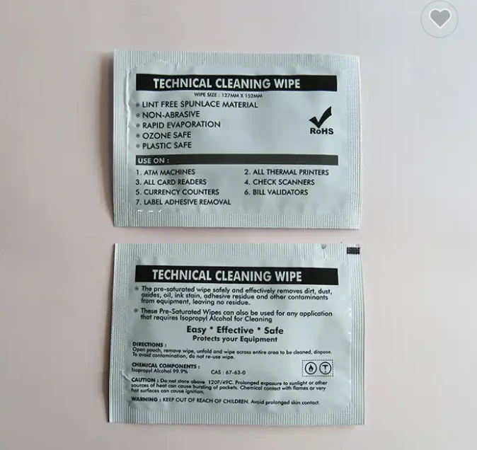 Khăn lau bề mặt cồn Isopropyl