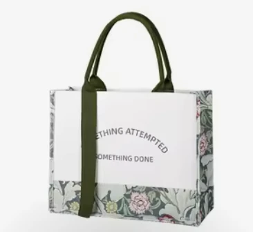Túi đeo vai bằng vải canvas in hình